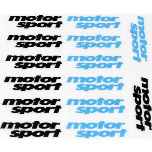 Aliatuo Car-Styling Motor Sport Mini Car Stickers and Decals Kit Accessories for BMW Volkswagen Polo Golf Audi Renault Toyota
