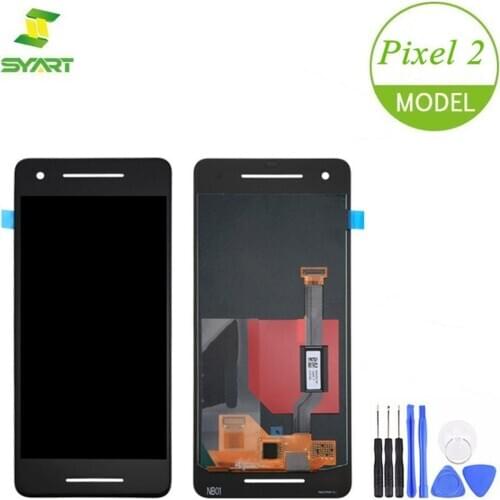 For Google Pixel 2 LCD Display Touch Screen Digitizer Assembly Replacement + Tools For HTC Nexus S2 / Pixel2 5.0" LCDs Screen