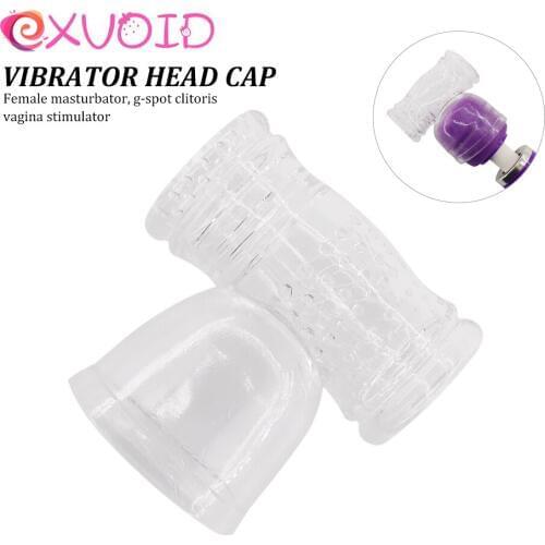 EXVOID Head Covers AV Stick Vibrator Accessories Magic Wand Attachment G Spot Vibrators Massager Cap Vibrator AV Rod Head Cap