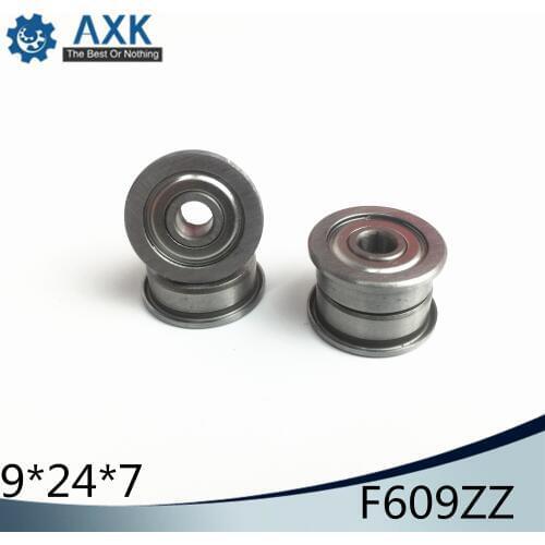 F609ZZ Flange Bearing 9x24x7 mm ABEC-1 ( 10 PCS ) Flanged F609 Z ZZ Ball Bearings