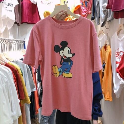 T Shirt Summer For Short Sleeve Women Xxl Cartoon Disney Clothing Vintage T Shirt Clothes Women Ladies Tshirt