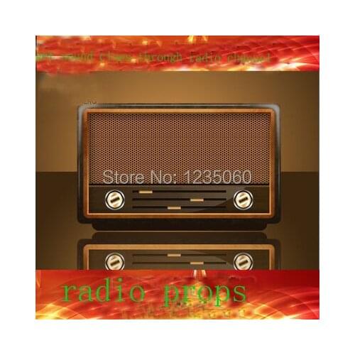 Hot Sale Takagism game prop, real life room escape props ,radio channel prop get clues from the radio to run away from room