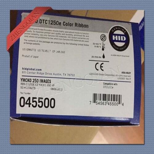 C50 printer ribbon Fargo45500 YMCKO 250image/roll