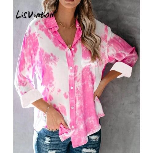 LisVintion Collar Blouses