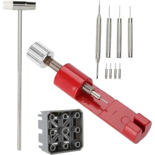 Pro Home /Watchmaker Watch Repair Adjustable Tool Kits 11pcs Alloy Steel Tools
