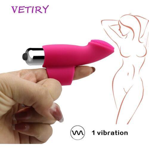 VETIRY Finger Vibrator AV Stick Sex Toys for Woman Female Clitoris Vagina Stimulator Adult Product Masturbation G-Spot Massager
