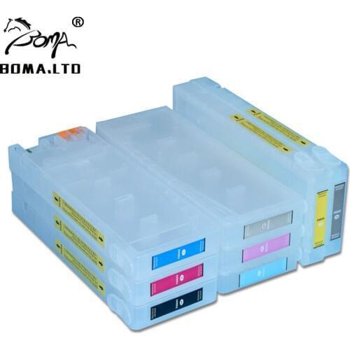 7880 9880 Show ink Level Chip Empty Refillable Ink Cartridges For EPSON Stylus Pro 7880 9880 Printer T6041-T6047 T604