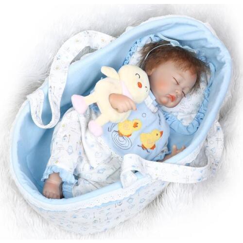 Bebe Reborn Doll Lifelike Handmade Realistic Silicone Baby Doll 16Inch 40cm Silicone Reborn Dolls Toys Juguetes