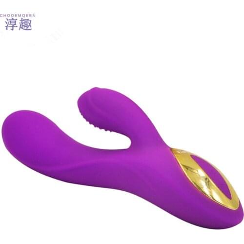 Sex Toys 2 IN 1 Powerful Vibrator Clitoris G Spot Vibrators for Women Waterproof Masturbator Clitoris Stimulator Toys for Adults