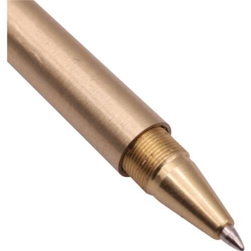 5 pcs High Quality Luxury Gold Optional Minimalism Superfine Ballpoint Pen Pure Brass Stationery Copper Ballpen Writing Office