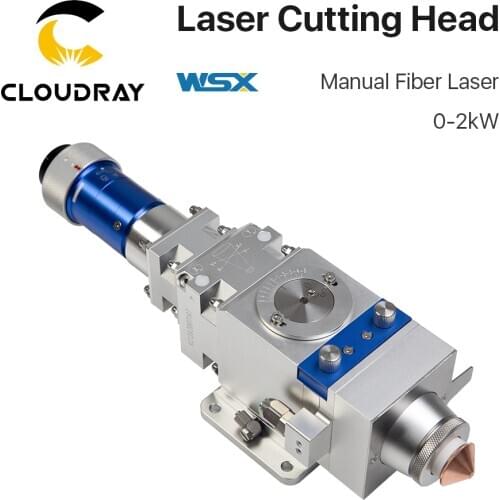 Cloudray WSX 0-2kw Fiber Laser Cutting Head KC13 Manual Cutting Head 2000W for Metal Cutting