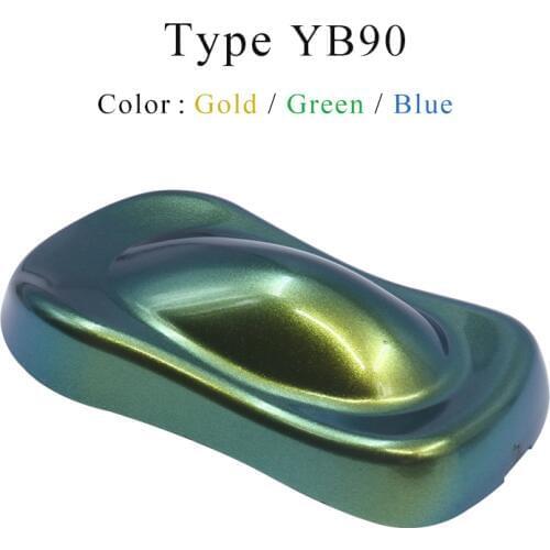 YB90 Chameleon Pigments Acrylic Paint Powder Coating Dye for Cars Automotive Painting Decoration Art Craft Nail Phone Shell 10g