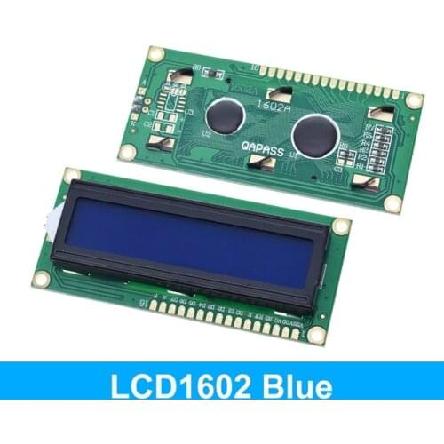 1PCS EGBO LCD1602 1602 module Blue Green screen 16x2 Character LCD Display Module HD44780 Controller blue black light