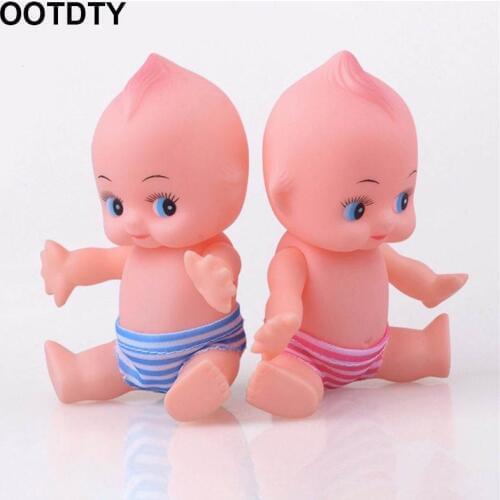 1pc Soft Silicone Rubber Squeezing Sound Baby Bath Beach Vocal Toys Kids Playing Water Games Boys Girls Doll Toys Kawaii Gift