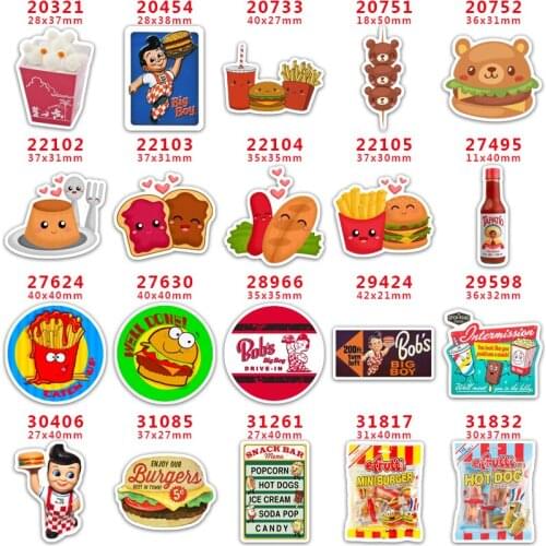 2021new arrival Free shipping 30 pcs/package printed resin planar flat-back resins for Hair Bow Decoration PR20321