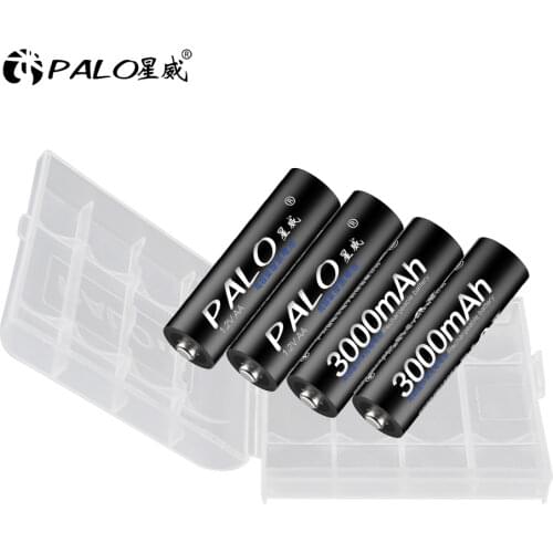 48 pcs 1.2v nimh aa rechargeable battery 3000mah for remote control shaver dollbell