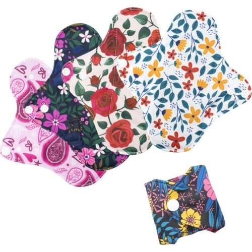 ALINAPPY Health Feminine Hygiene Mesh Liner, Reusable Waterproof Menstrual Cloth Sanitary Pads Maternal Sanitary Napkins 18*19CM