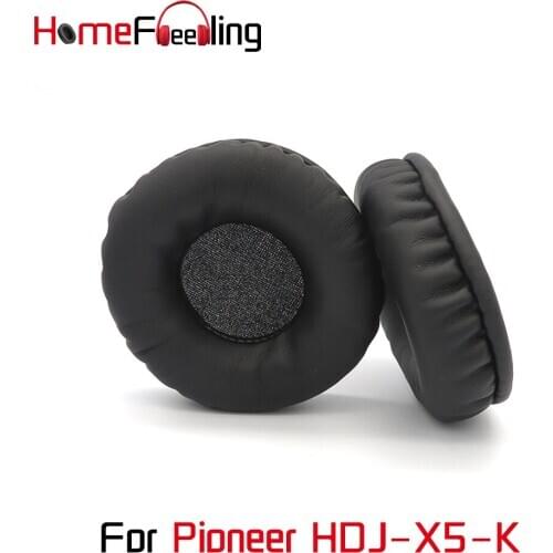 Homefeeling Ear Pads for Pioneer HDJ-X5-K Headphones Super Soft Velour Ear Cushions Sheepskin Leather Earpads Replacement