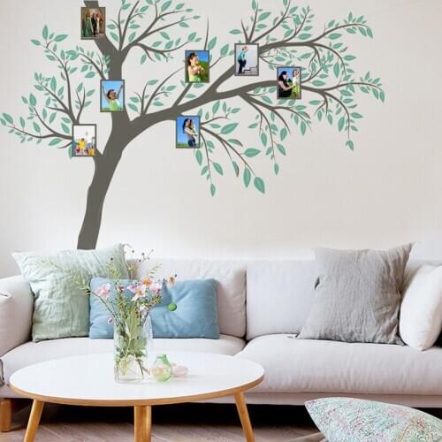 Diy 260*270cm Large Family Photo Tree PVC Wall Sticker Living Room Bedroom Wall Decals Removable Adhesive Poster