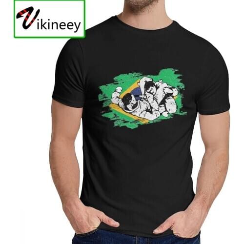 Men T Shirt Funny Grappling Bjj Brazilian Jiu Jitsu Good Cotton New Crewneck Harajuku Streetwear Tee Shirt