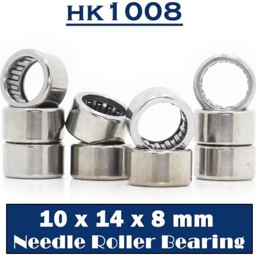 HK1008 Needle Bearings 10*14*8 mm ( 10 Pcs ) Drawn Cup Needle Roller Bearing HK101408 TLA1008Z 37941/10