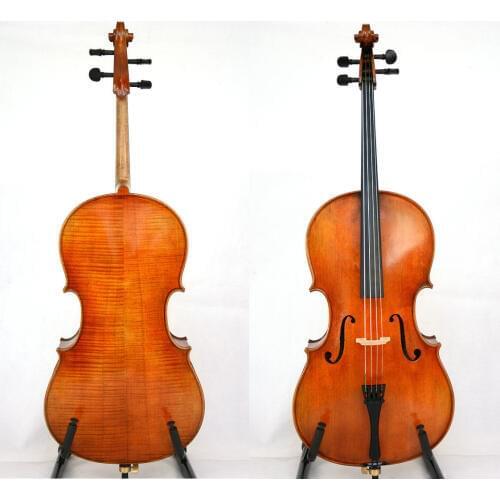 Nicely Hand Made 1/4 Cello Great Tone Antiqued Oil VarnishACTUAL INSTRUMENT