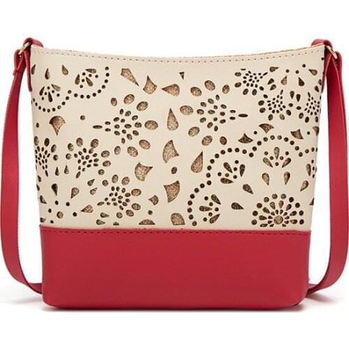 Hollow Pattern One-shoulder Diagonal Small Bag Fashion Mobile Wallet Ladies Best Sale-WT