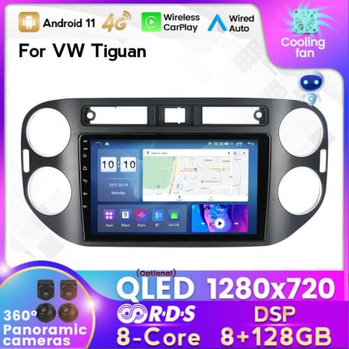 MEKEDE M600S for Volkswagen Tiguan 1 NF 2006 -2012 2016 Car Radio Multimedia Video Player Navigation Stereo GPS Android 11 Dvd