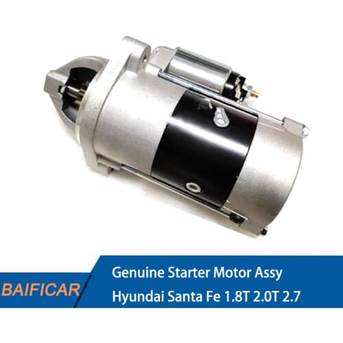 Baificar Brand New Genuine Starter Motor Assy For Hyundai Santa Fe 1.8T 2.0T 2.7