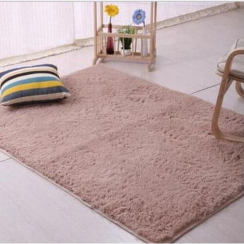 Plush Soft Shaggy Alfombras Carpet Faux Fur Area Rug Non-slip Floor Mats For Living Room Bedroom Home Decoration Supplies