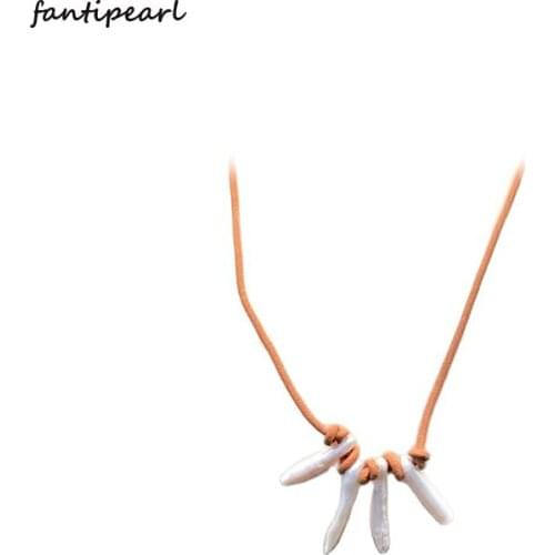Simple Personality Ivory-shaped Short Necklace Female Small Fresh Fairy Temperament All-match Necklace