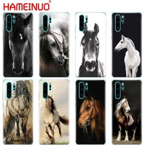 Silicon phone cover case for huawei P30 PRO LITE P SMART 2019 plus p smart Z p20 lite 2019 protective bag bumepr Fine horse art