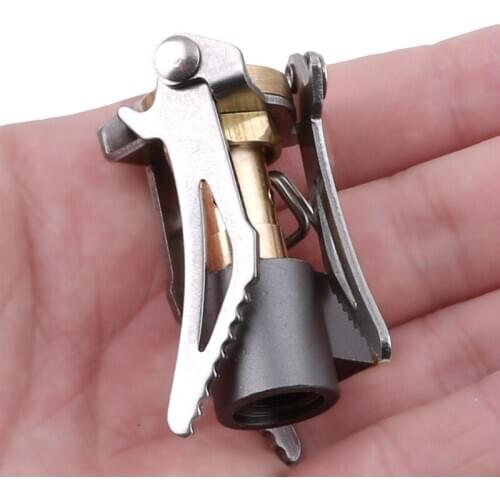 Camping Foldable Super Mini Cooker Stove Folding Portable Outdoor Cooking Gas Survival Stove