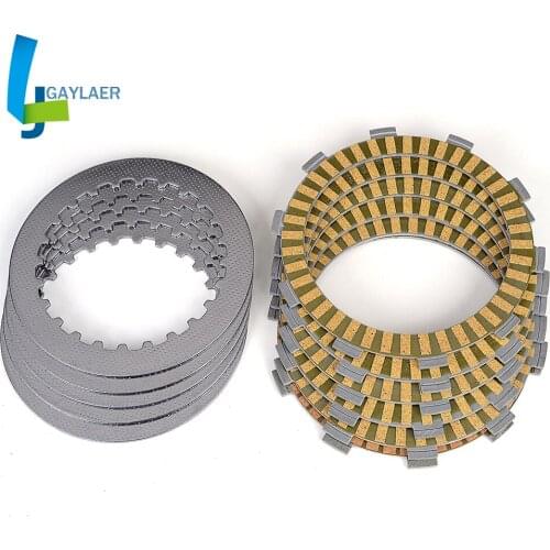 Motorcycle Clutch Plates Steel Friction Plate for Honda NT400 Bros 400 NC25 VT500 ED/EF Steed 400 NV400 CJ/CK CS/CV VRX400T NC33