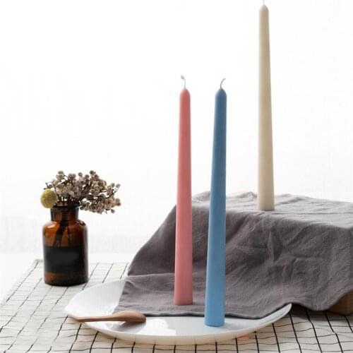 1pc Plastic Candle Mold DIY Handmade Candle Making Molds Long Rod Shaped Wax Mold Wedding Family Party Decora tion Crafts GIft