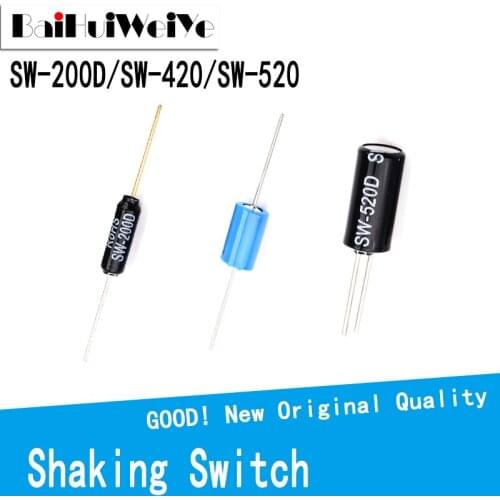 20pcs/lot SW-200D SW-420 SW-520 SW200D SW420 SW520 Normally Closed Alarm Vibration Sensor Module Vibration Ball Switch