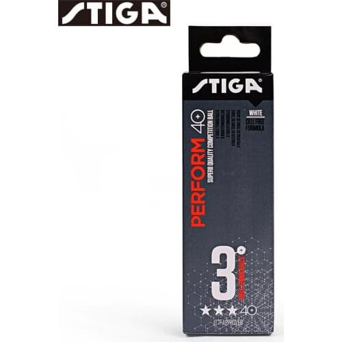 2021 stiga 3 Star able Tennis Ball 3-STAR Seamed ABS Balls Plastic Poly Original 3 STAR Ping Pong Balls ITTF Approved