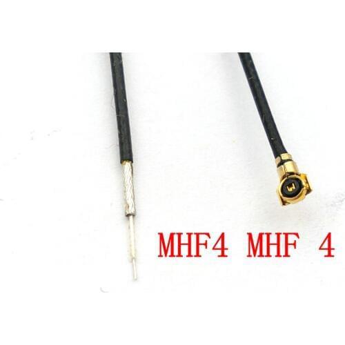 500pcs MHF4 IPX IPEX U.fl MHF 4 Plug RG-0.81 RF Pigtail Coaxial Jumper Cable OD 0.81mm Black
