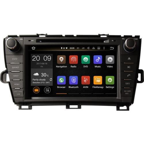 Android 8.0 Octa Core 4GB RAM Car DVD Multimedia Player GPS Navigation For Toyota Prius 2009- Left Hand Driving Radio Stereo