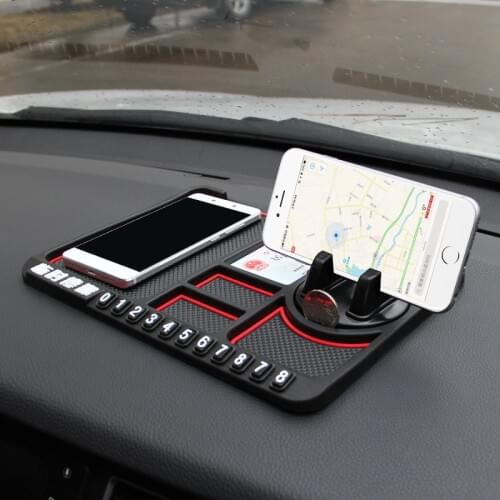 Universal Car Iphone Dashboard Sticky Anti-Slip PVC Mat Auto Pad 26*18cm For Phone Sunglasses Holder Car Styling Interior Mat