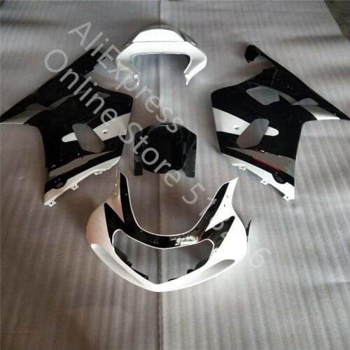 Black white Fairing for SUZUKI K1 K2 GSXR600 GSXR750 2001-2003 motorcycle fairing GSXR 600 750 01 02 03 Fairing
