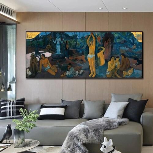 Home Decoration Art Famous Paintings by Paul Gauguin Wall Art Pictures Canvas Painting Posters and Prints for Living Room Decor
