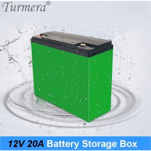 Turmera 12V 20Ah Uninterrupted Power Supply Battery Storage Box for 20*32700 3.2V Lifepo4 Battery and 56*18650 Lithium Batteries