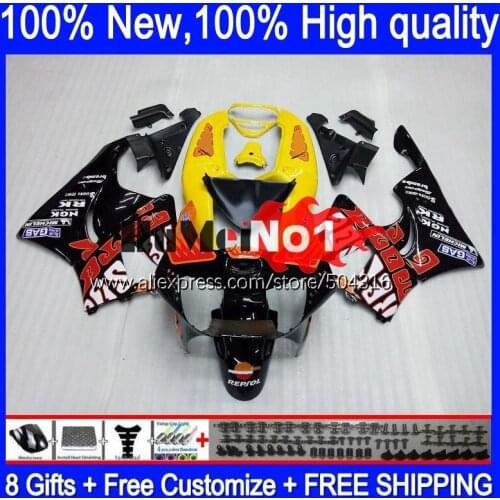 Body For HONDA CBR900RR CBR919RR 110MC.15 CBR 919RR orange black CBR900 RR CBR 919 RR CC 900RR 1998 1999 CBR919 RR 98 99 Fairing