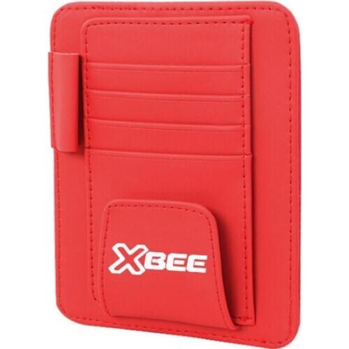 Sun Visor Multifunction PU Leather Car Card Package Holder Glasses Holder Pen Organizer Auto Accessories for Suzuki Xbee