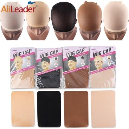 Soft 6 Packs Hair Nets Lace Wig Cap For Making Wigs & Wearing Wigs Quality Mesh Cap Wig Nets Alileader Wig Making Accessories