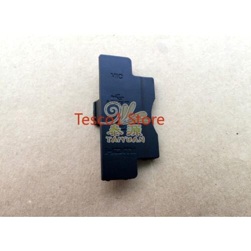 Original Black USB Rubber MIC A/V out HDMI Side Cover for Nikon D5300 Camera