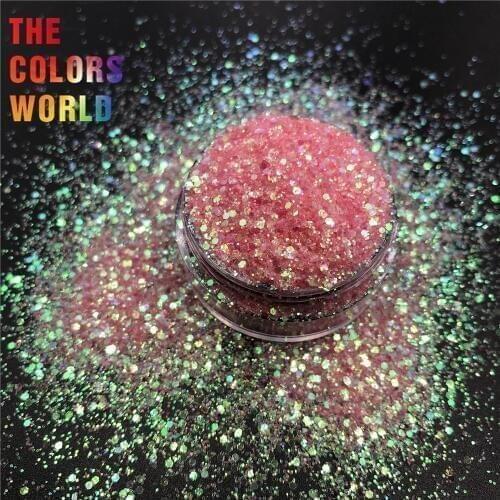 TCT-302 Mix Chunky Iridescent Nail Glitter Nail Art Decoration Body Glitter Makeup Festival Handwork DIY Accessory Party Supplie