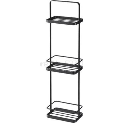 Bathroom storage rack modern bathroom bath long double-layer storage rack minimalist storage cabinet