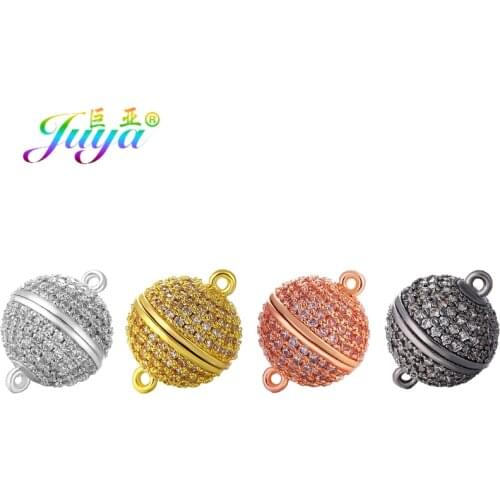 Juya DIY Fastener Hooks Supplies Handmade Connector Magnet Clasps Accessories For Needlework Pearls Beads Jewelry Making
